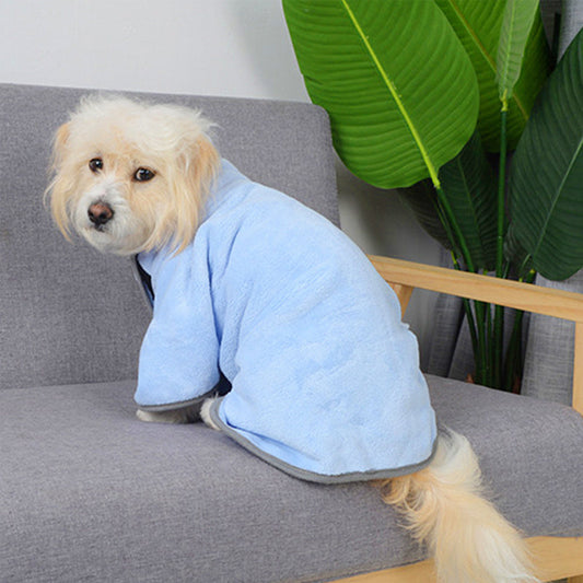 Pet Bath Drying Towel Coat