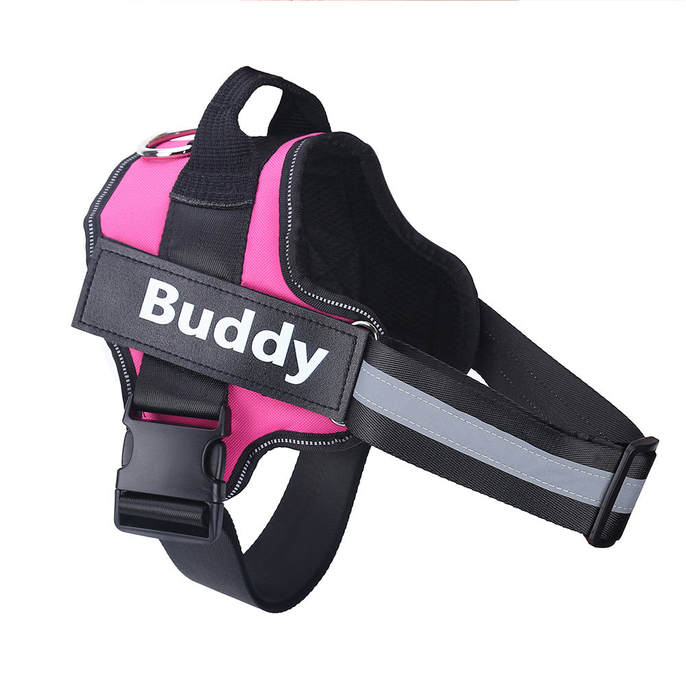Reflective No-Pull Pet Vest with Custom Patch