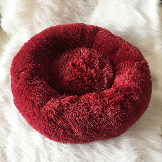 Cozy Round Puppy & Cat Bed