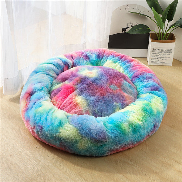 Cozy Round Puppy & Cat Bed
