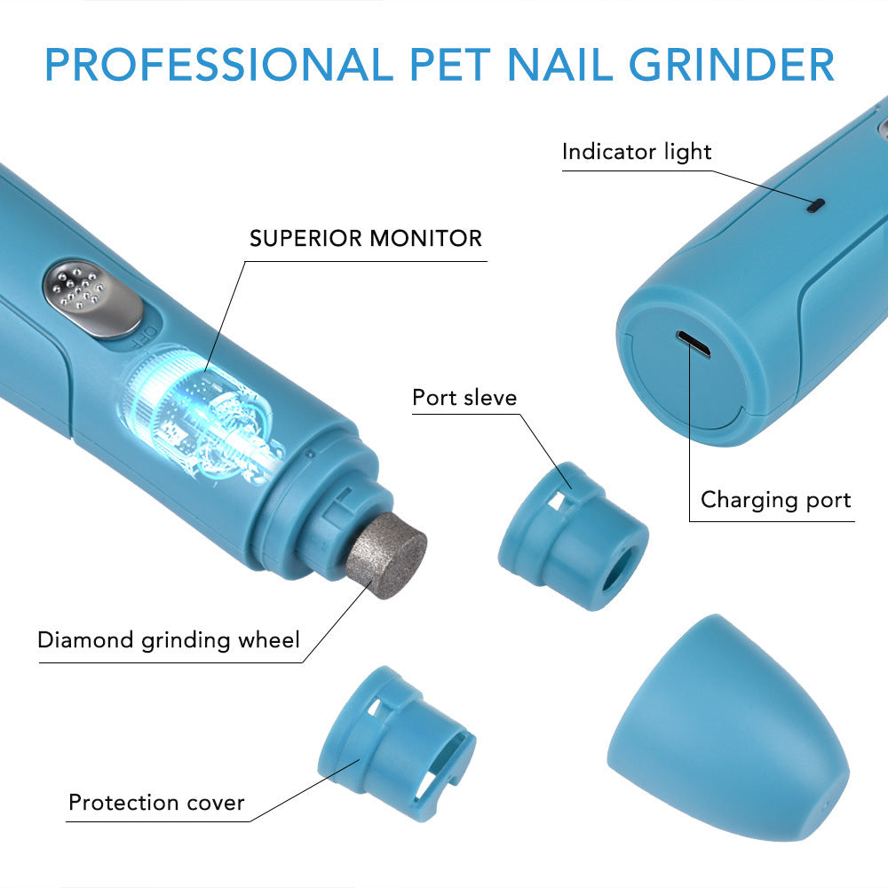 Electric Pet Nail Polisher Kit