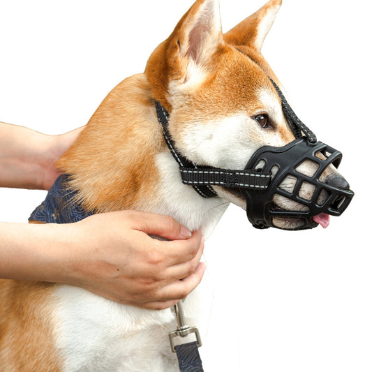 Adjustable Anti-Bite & Bark Dog Muzzle