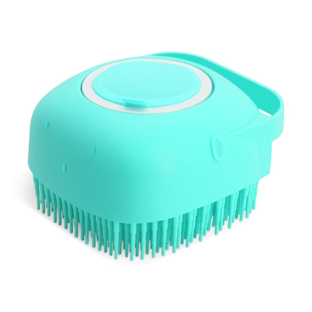 Silicone Bath Brush with Built-in Soap Dispenser