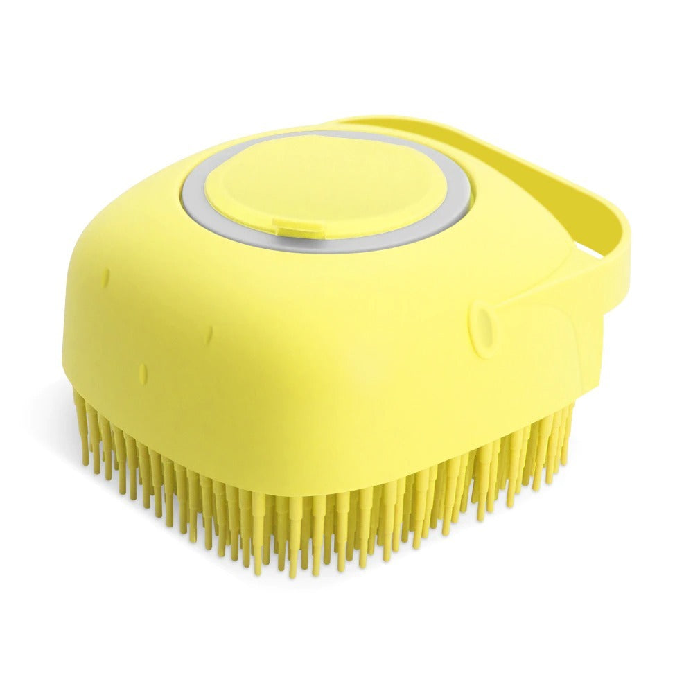 Silicone Bath Brush with Built-in Soap Dispenser
