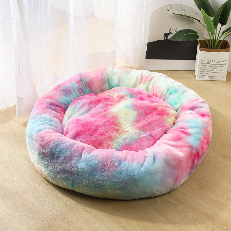 Cozy Round Puppy & Cat Bed