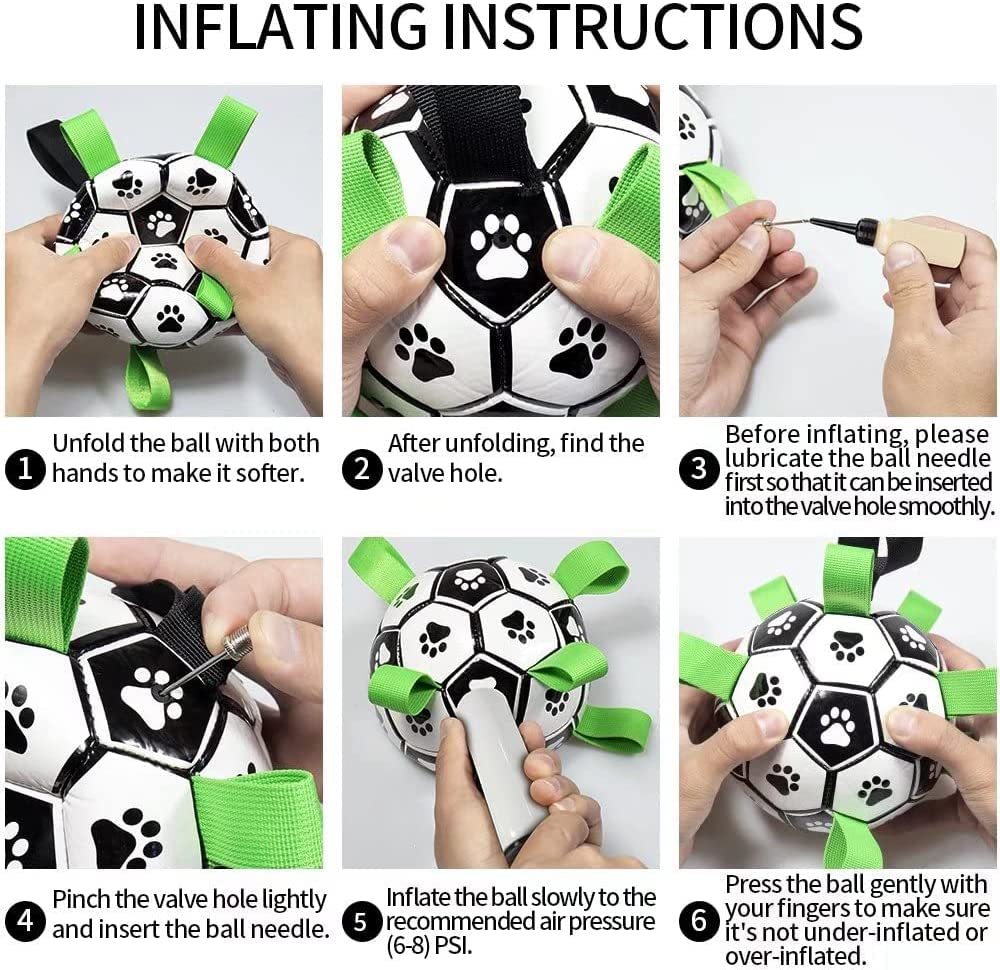 Pet Soccer Ball with Tabs