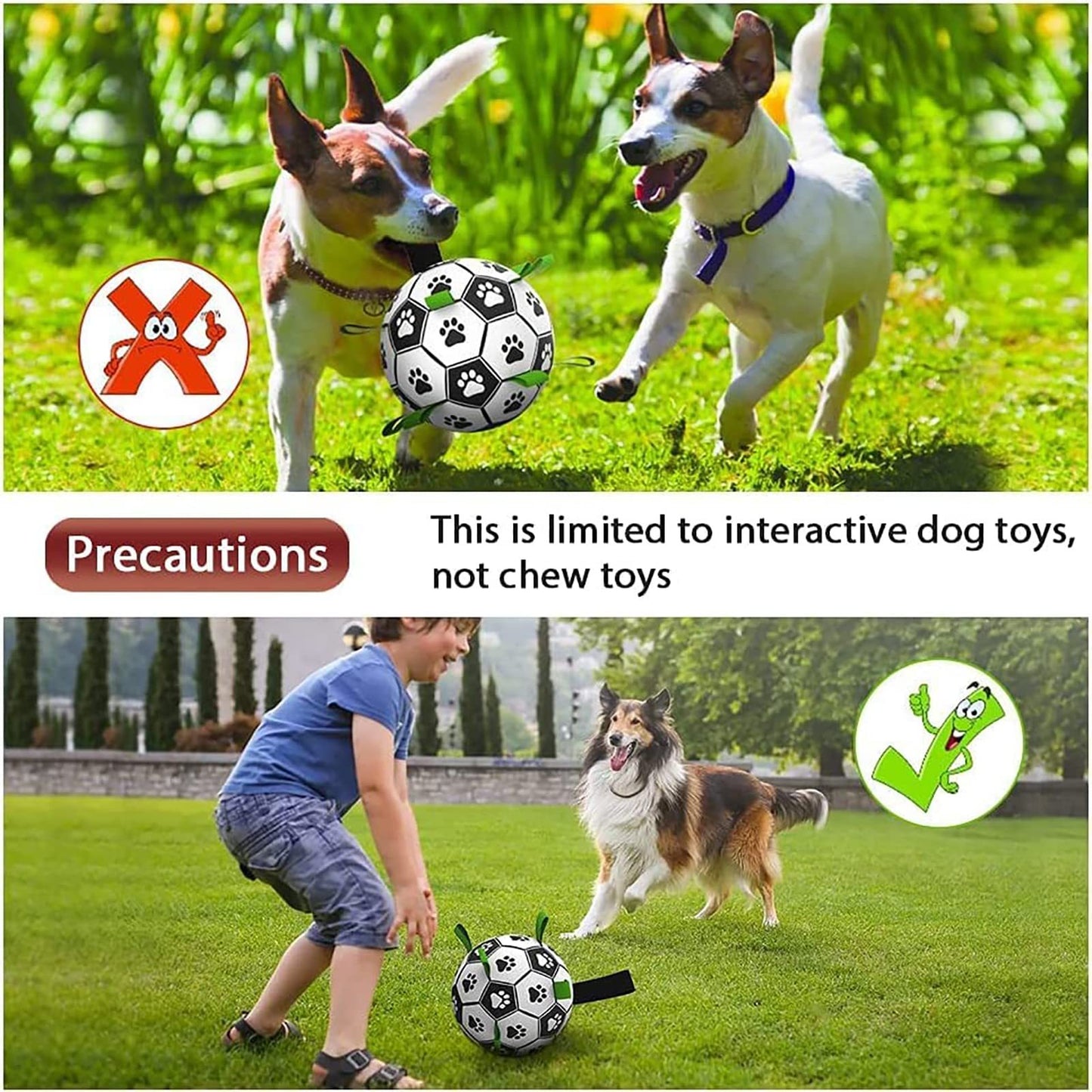 Pet Soccer Ball with Tabs