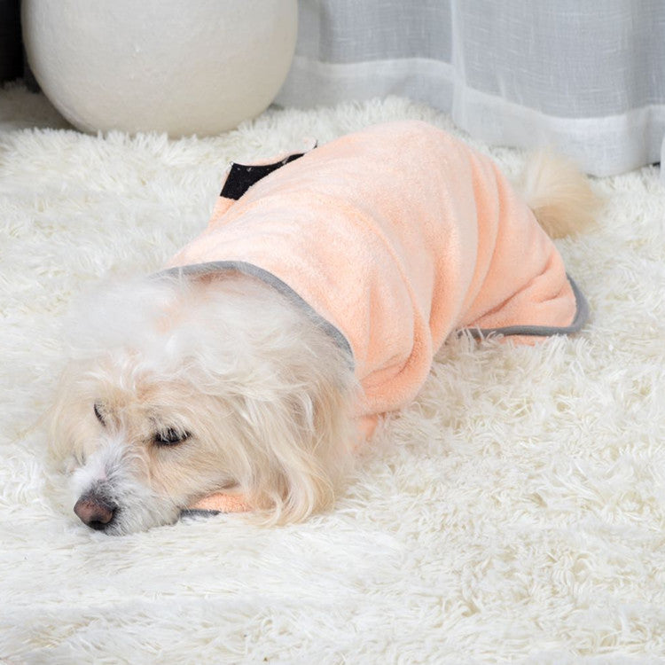 Pet Bath Drying Towel Coat