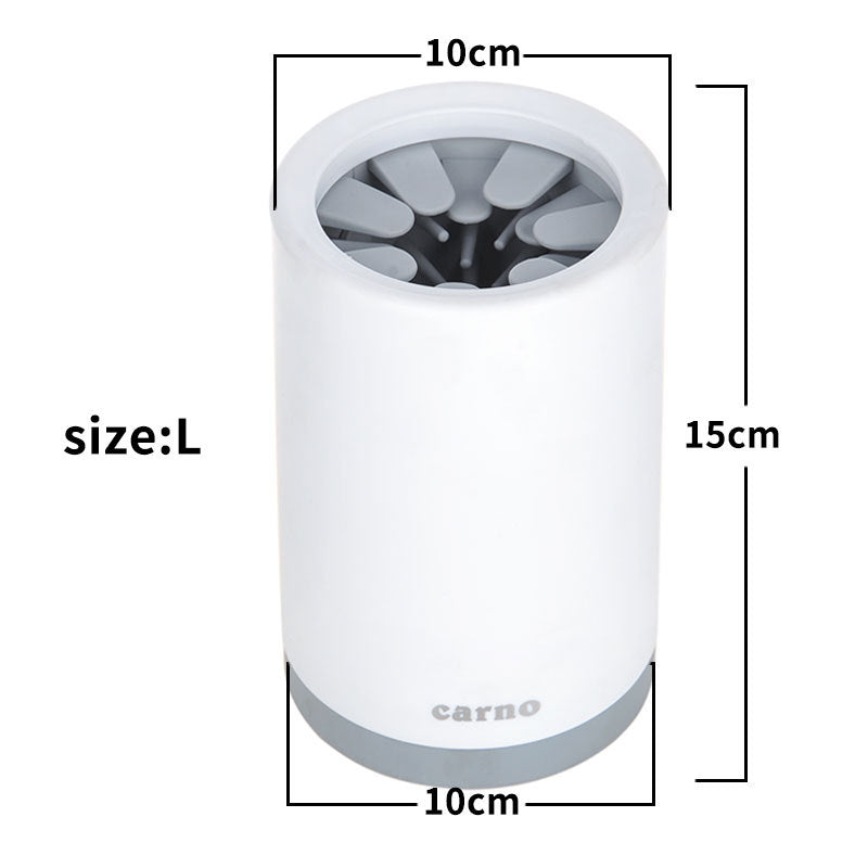Pet Paw Cleaner Cup Soft Silicone Comb
