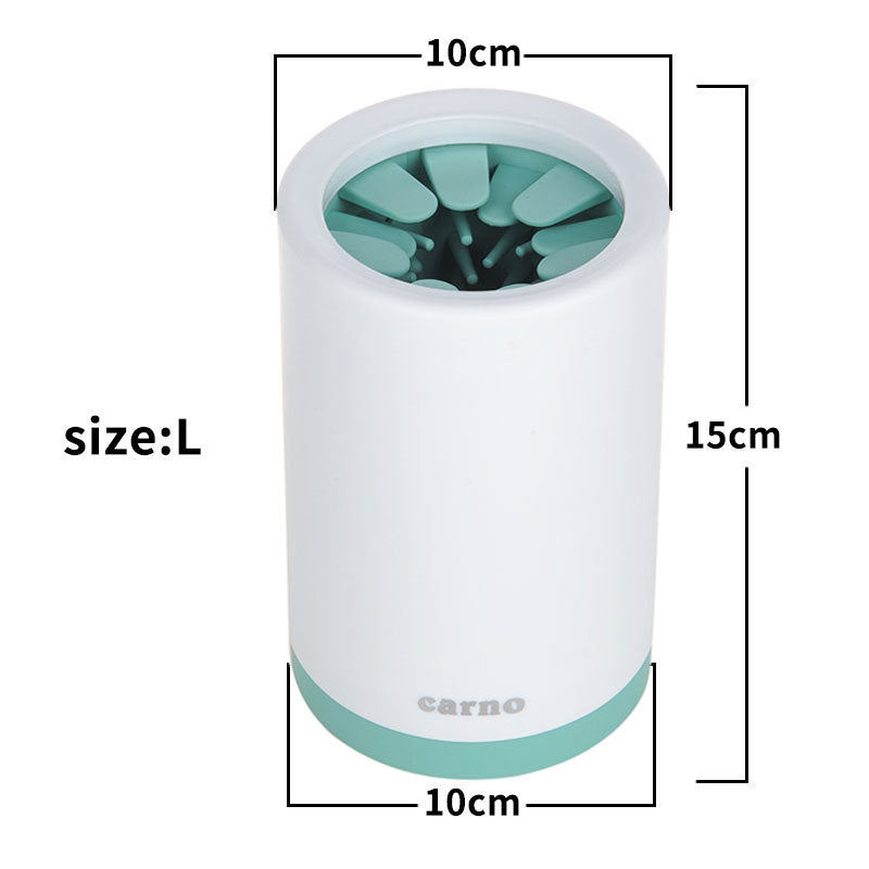 Pet Paw Cleaner Cup Soft Silicone Comb