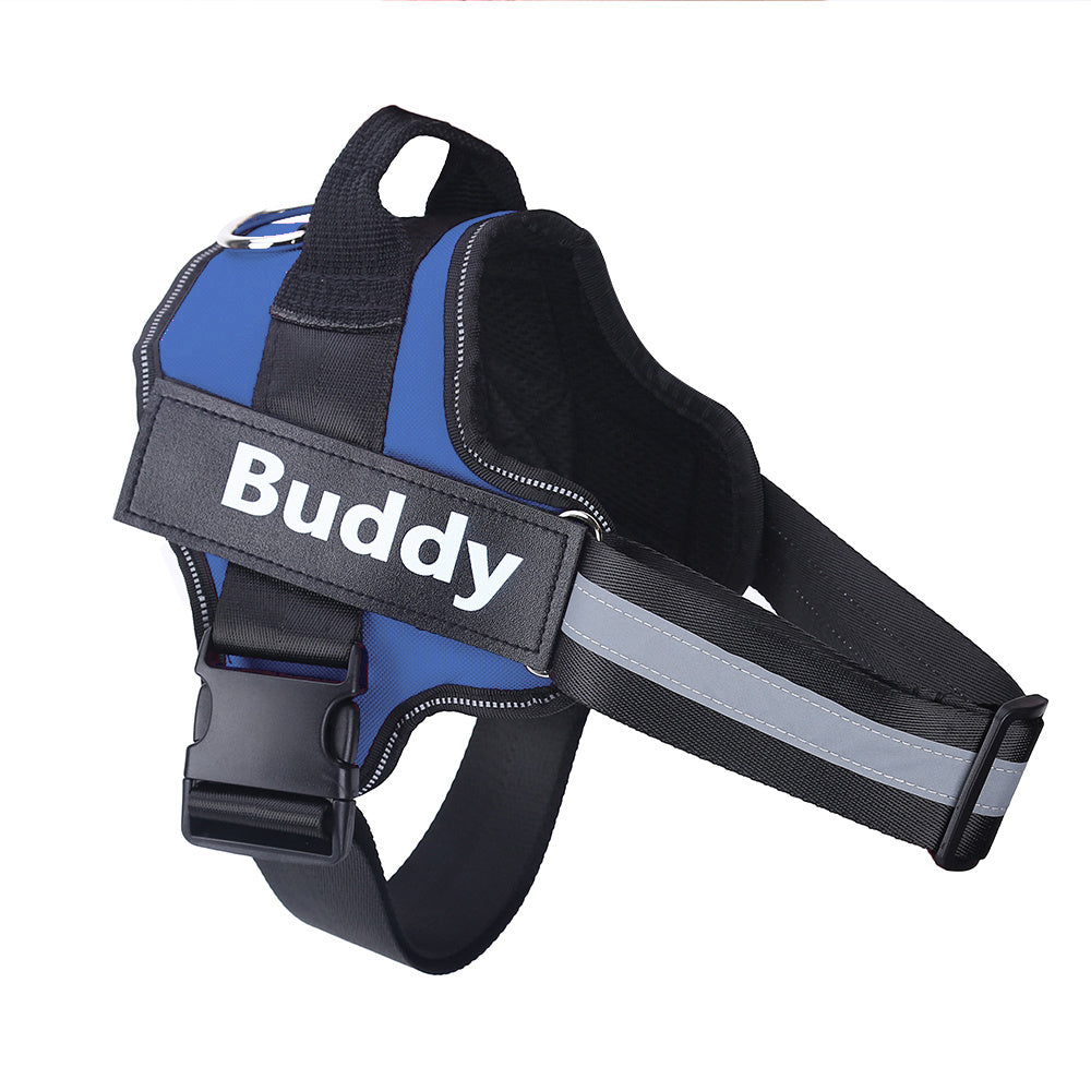 Reflective No-Pull Pet Vest with Custom Patch