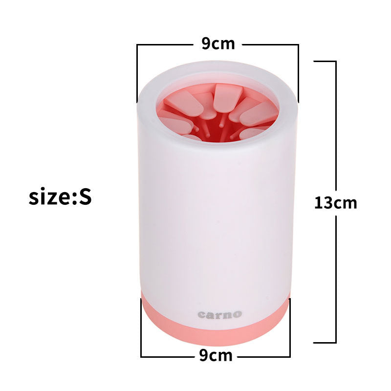Pet Paw Cleaner Cup Soft Silicone Comb