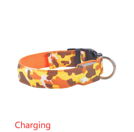 Camouflage LED Dog Collar