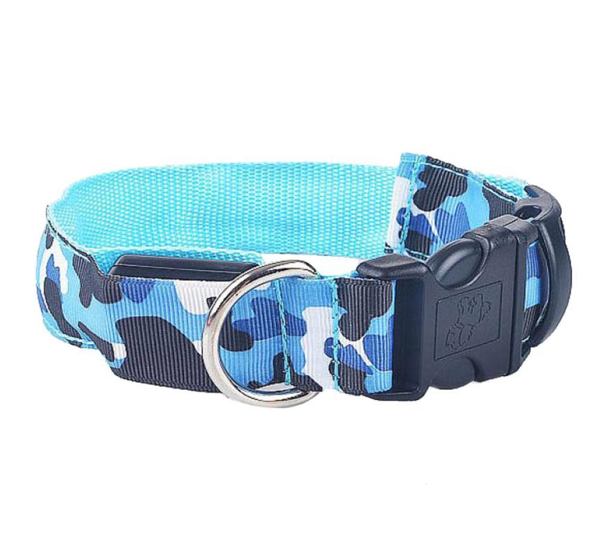 Camouflage LED Dog Collar