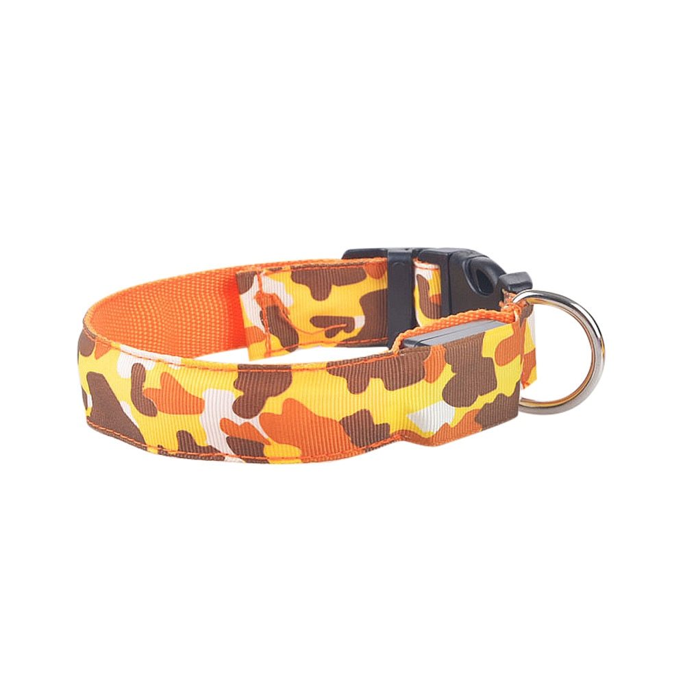 Camouflage LED Dog Collar