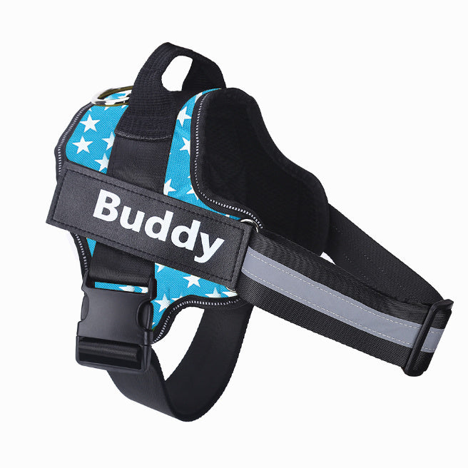 Reflective No-Pull Pet Vest with Custom Patch