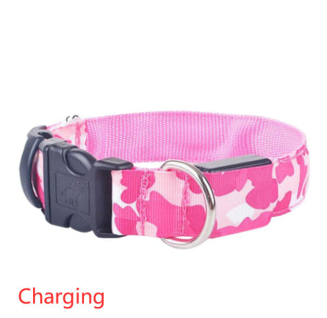 Camouflage LED Dog Collar