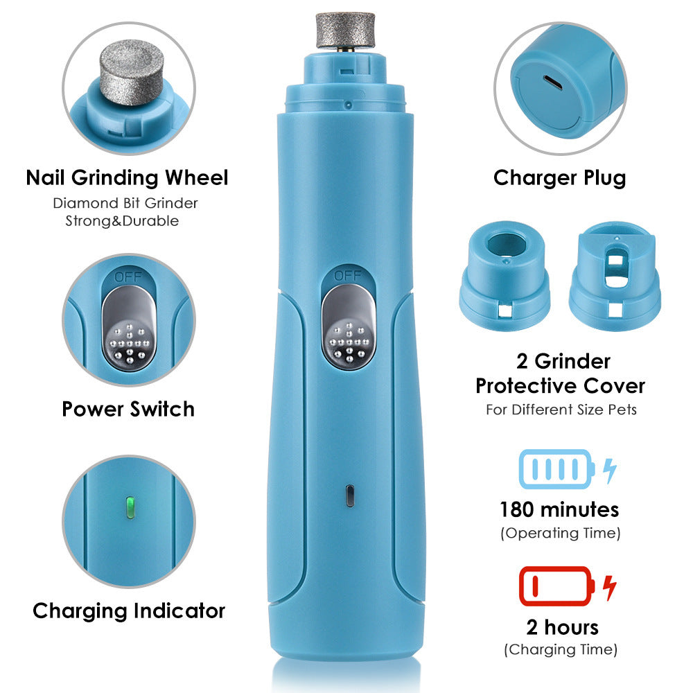 Electric Pet Nail Polisher Kit