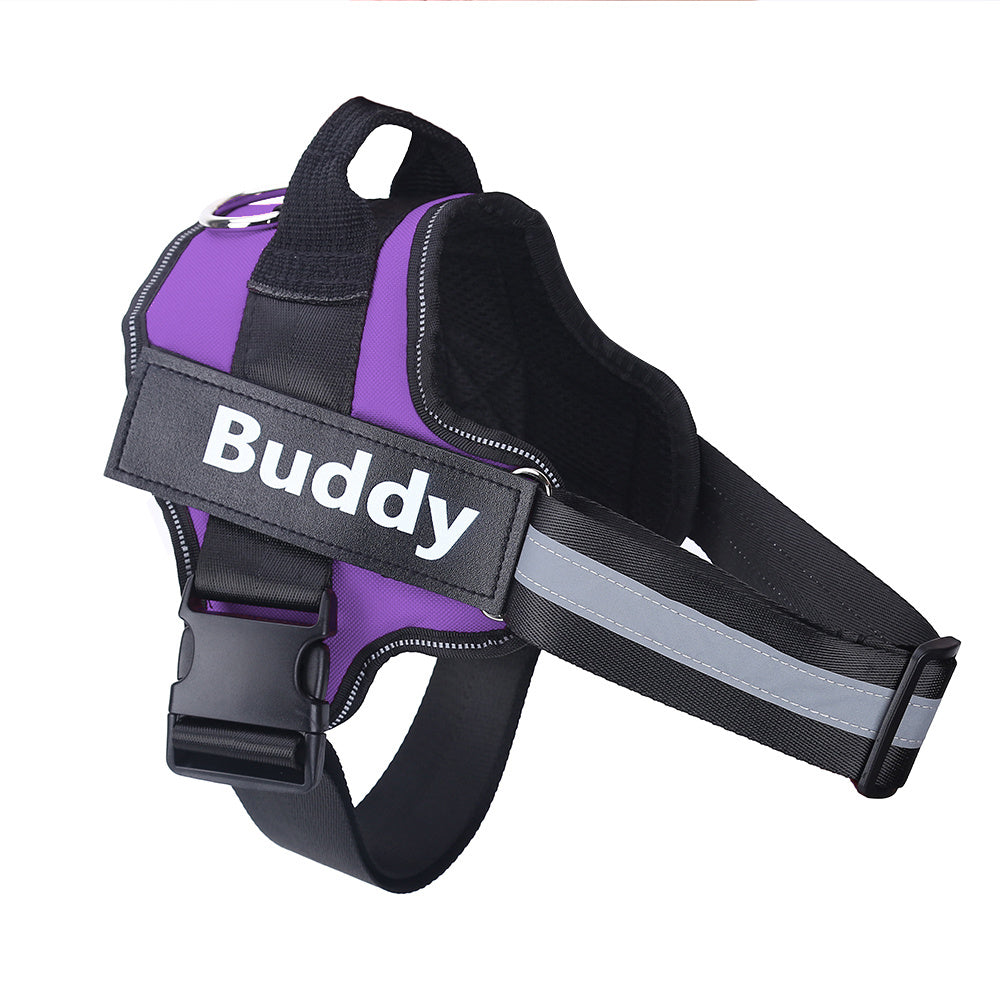 Reflective No-Pull Pet Vest with Custom Patch