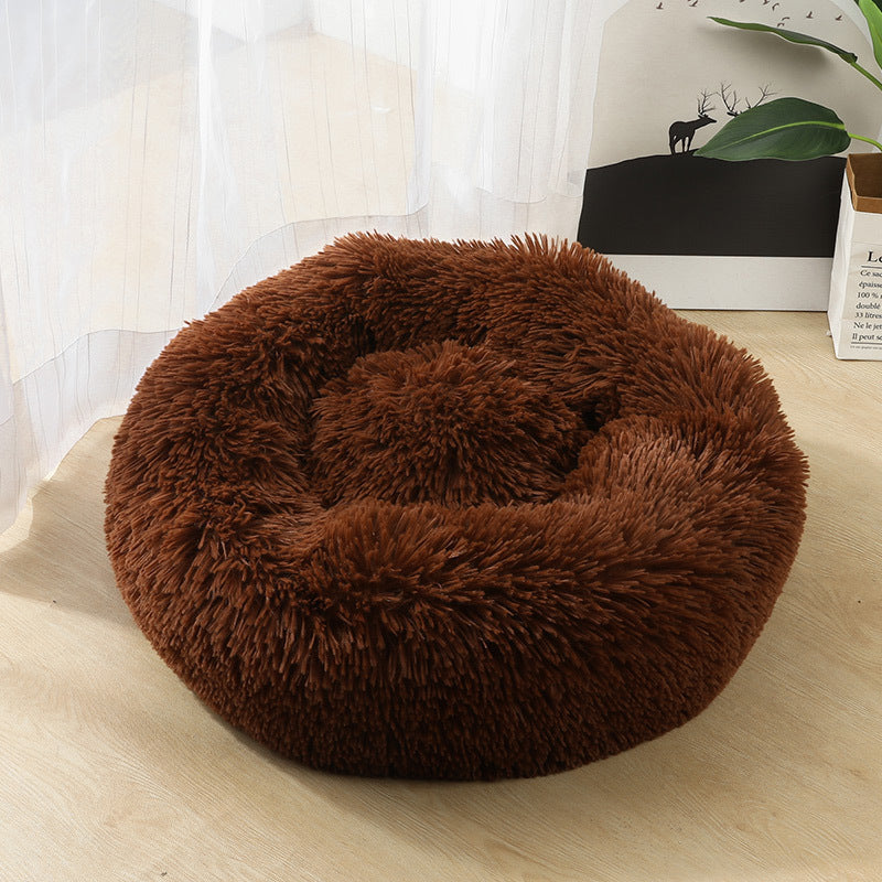 Cozy Round Puppy & Cat Bed