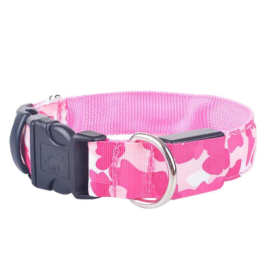 Camouflage LED Dog Collar