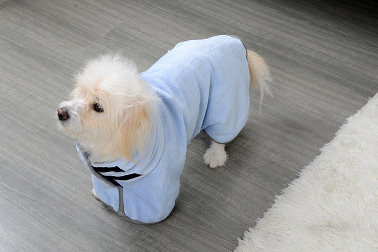 Pet Bath Drying Towel Coat
