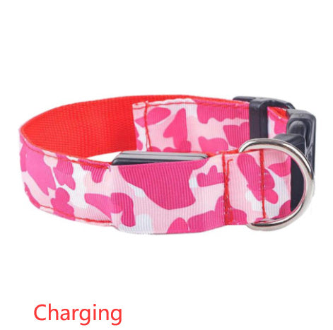 Camouflage LED Dog Collar