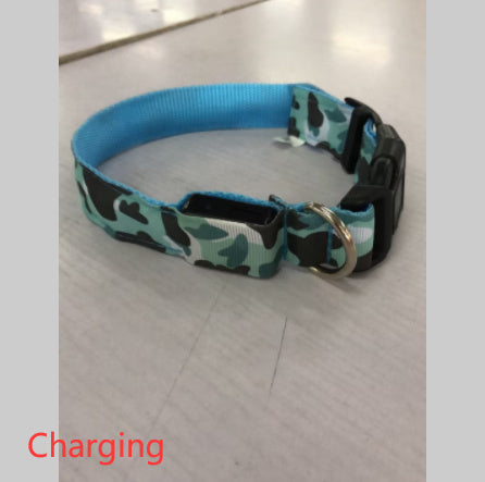 Camouflage LED Dog Collar