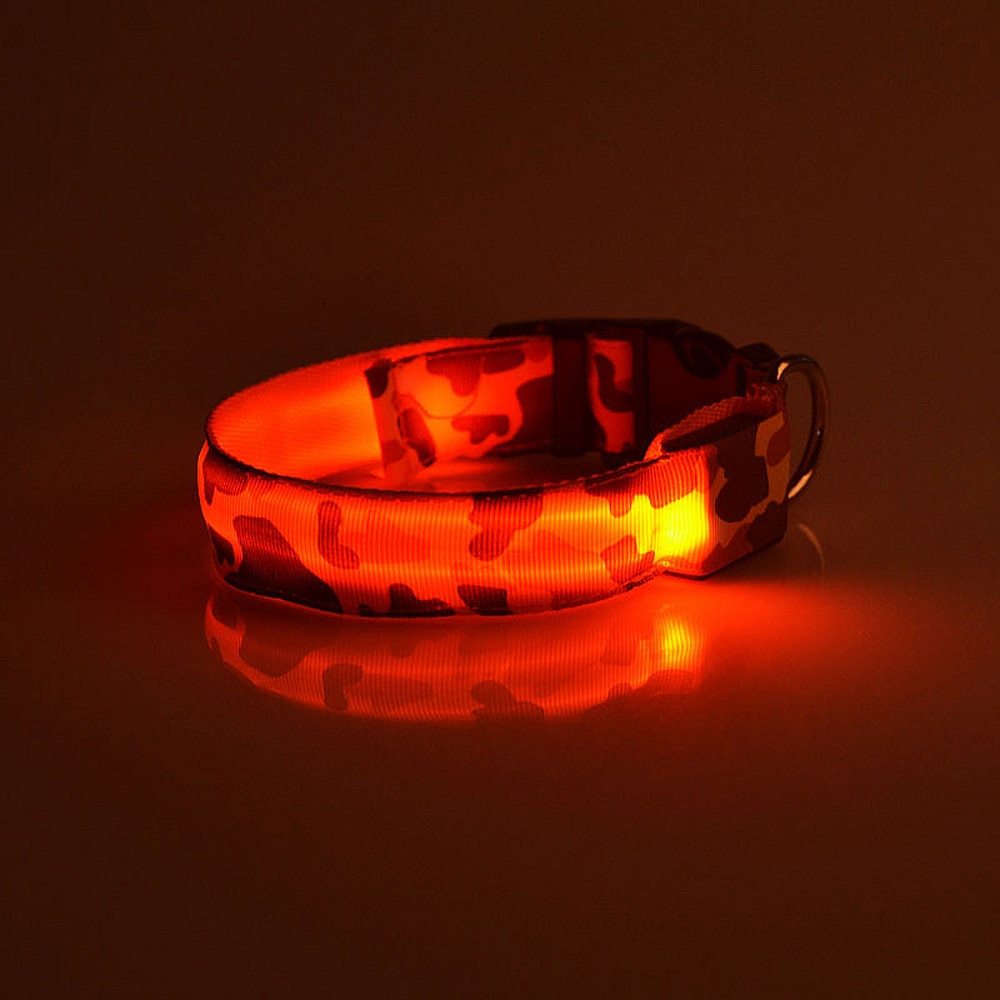 Camouflage LED Dog Collar