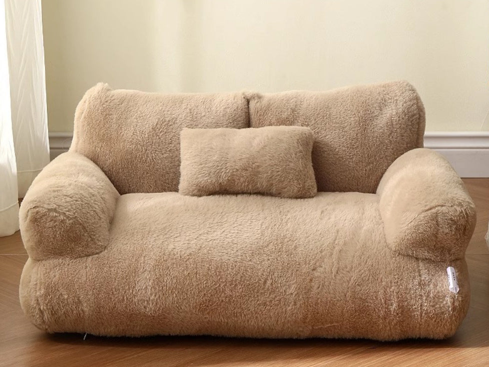 Comfortable Plush Puppy and Cat Bed