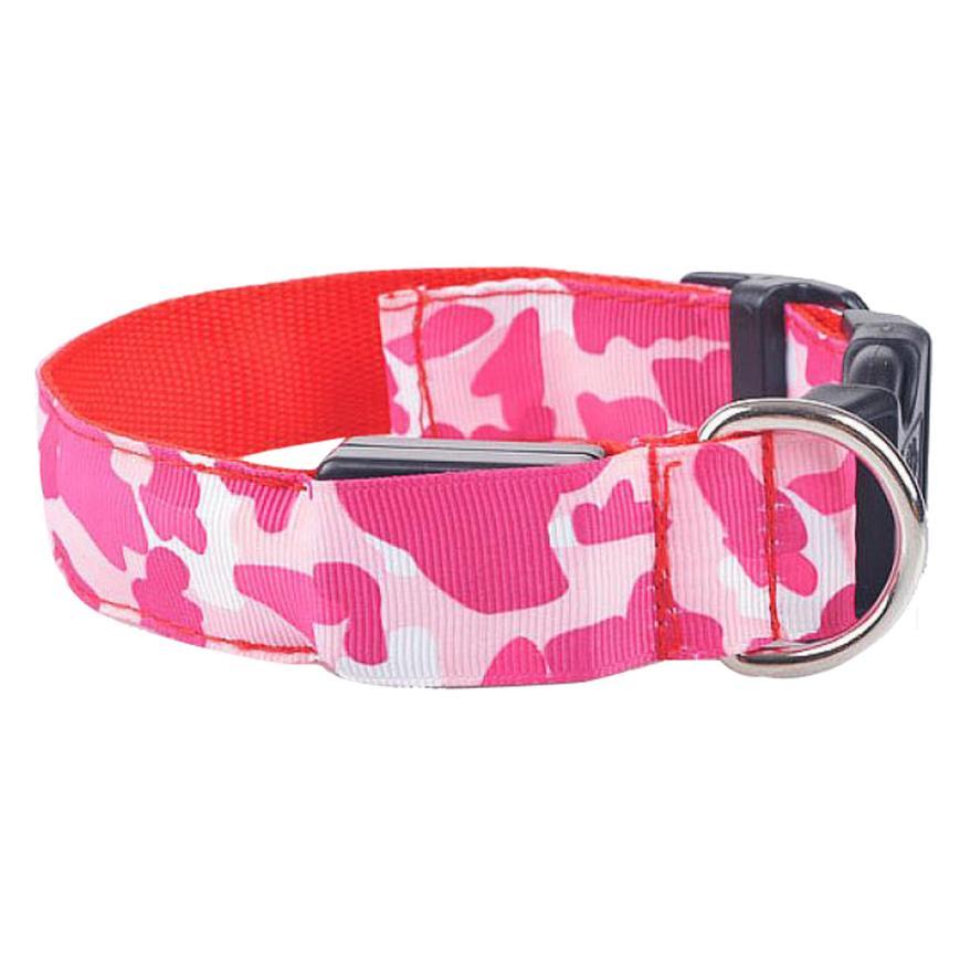 Camouflage LED Dog Collar