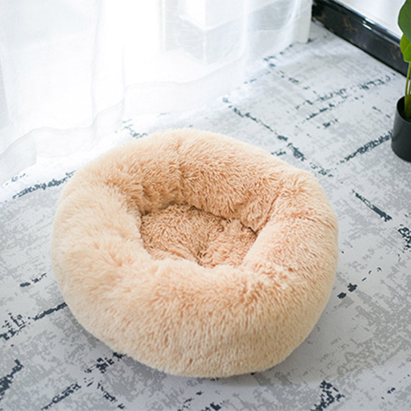Cozy Round Puppy & Cat Bed