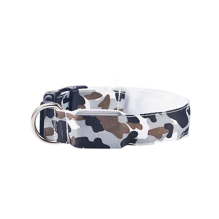 Camouflage LED Dog Collar
