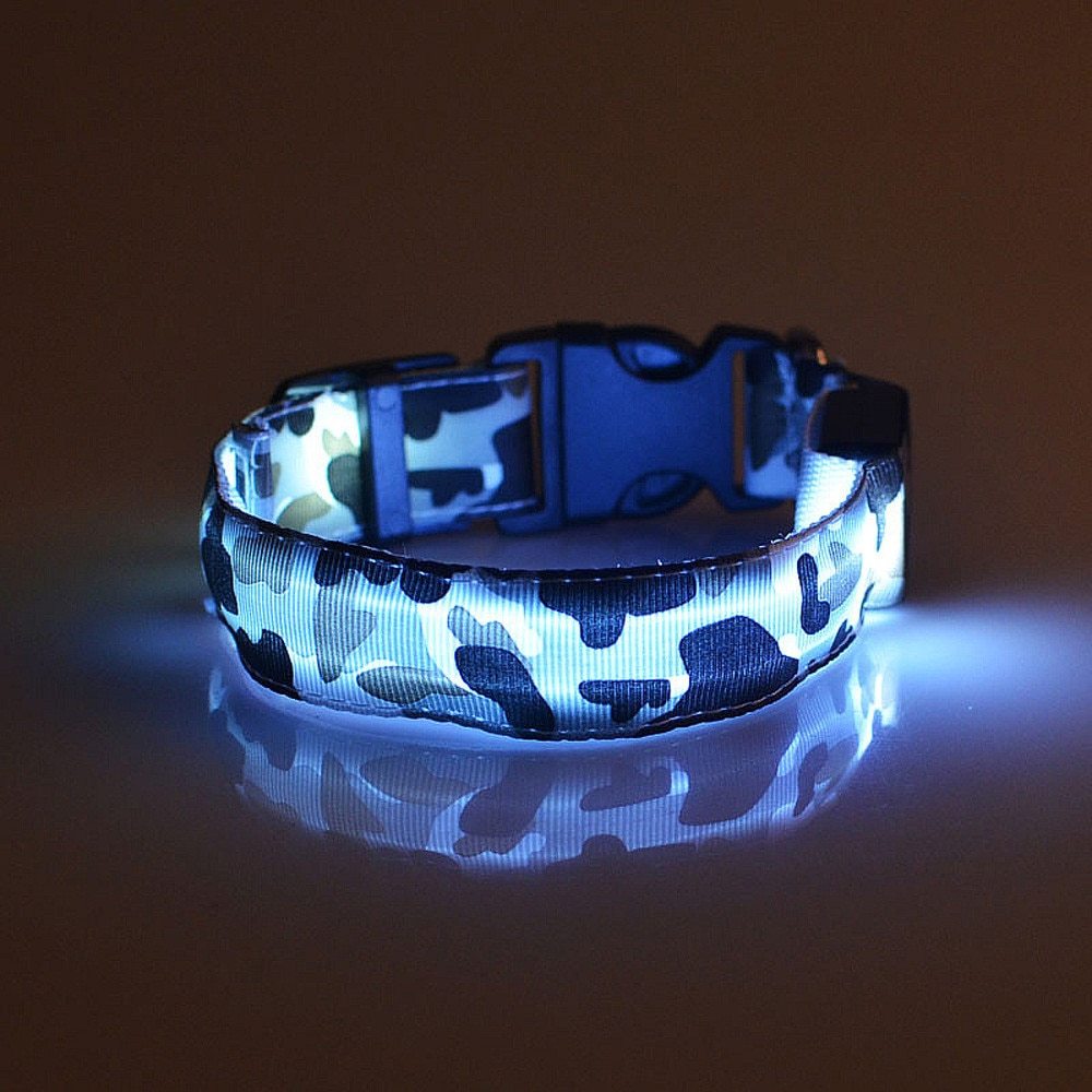 Camouflage LED Dog Collar