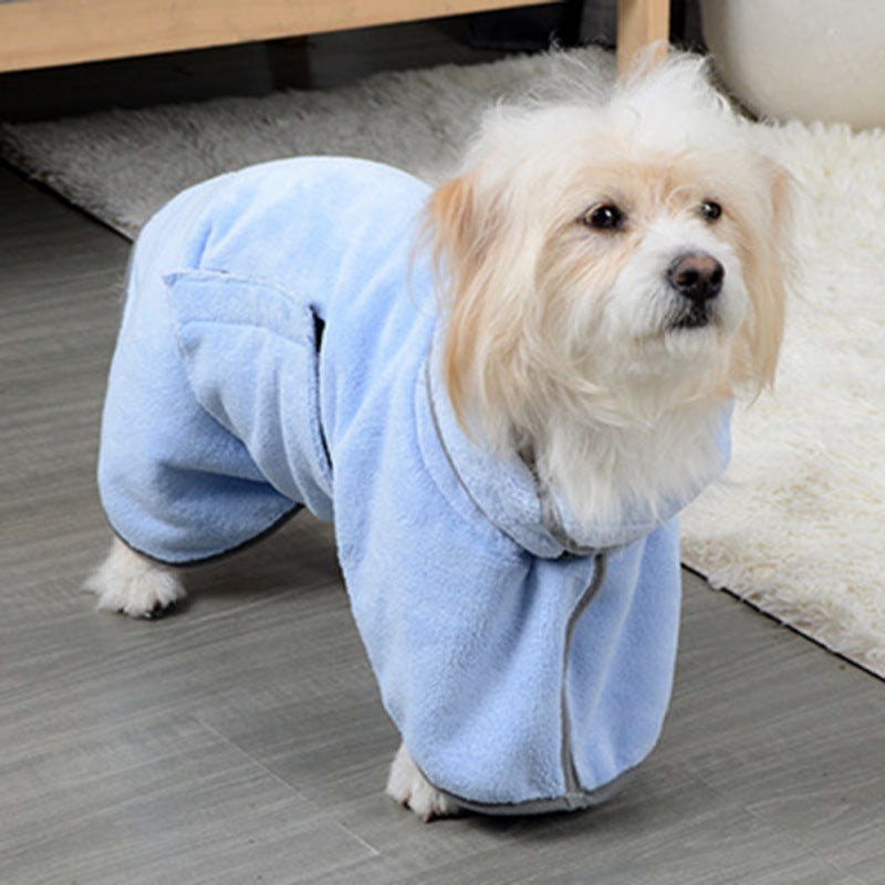 Pet Bath Drying Towel Coat