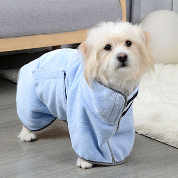 Pet Bath Drying Towel Coat