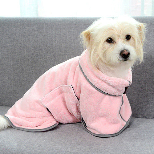 Pet Bath Drying Towel Coat