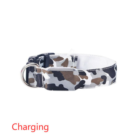 Camouflage LED Dog Collar