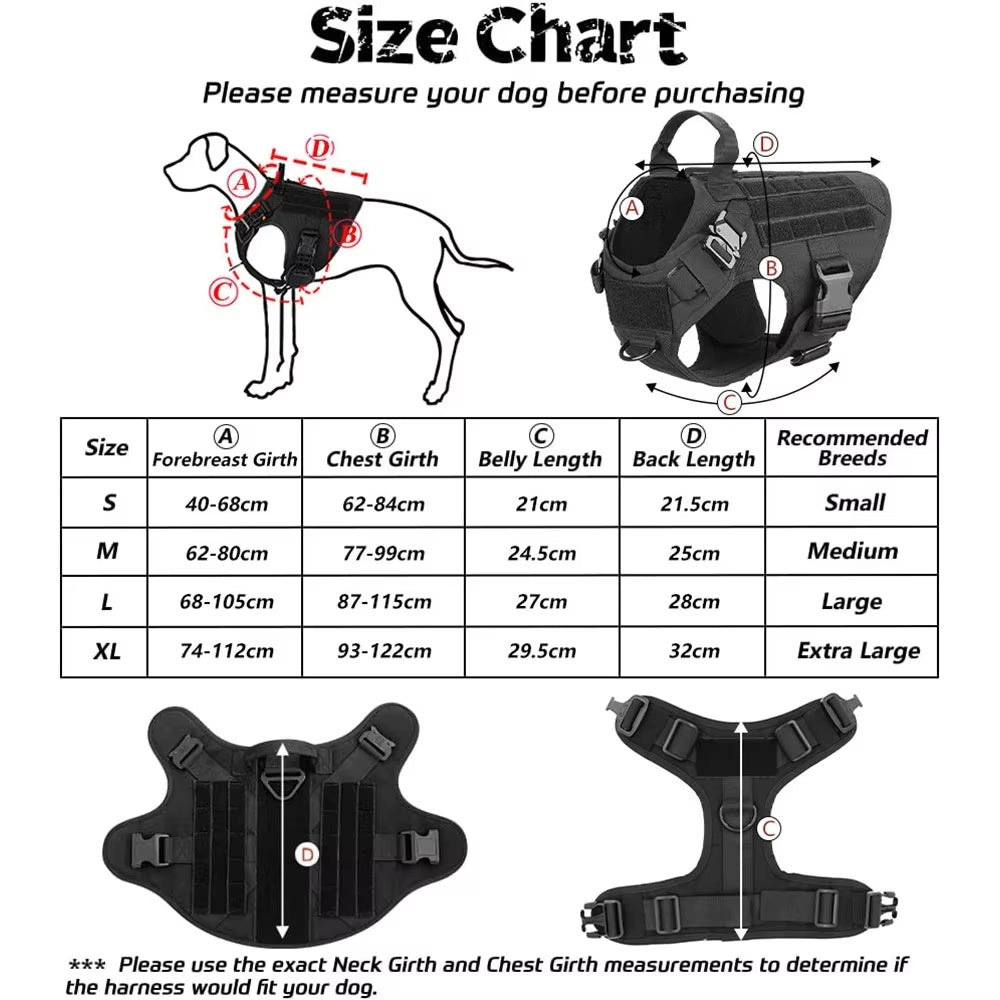 Nylon Camouflage Dog Harness